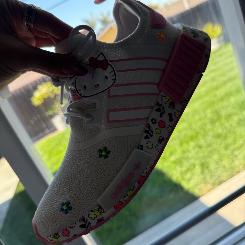 Adidas NMD Hello Kitty Sneakers with Pink Accents